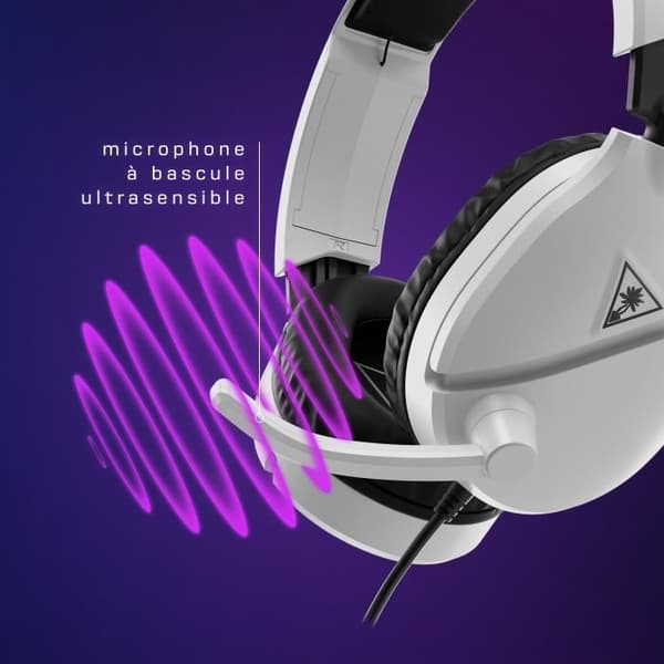 Gamingheadset för flera plattformar - TURTLE BEACH - Recon 70P - Vit