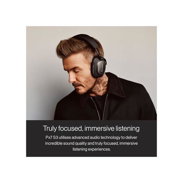 Bowers & Wilkins Px7 S3 trådlösa over-ear-hörlurar med aktiv brusreducering Indigo Blue