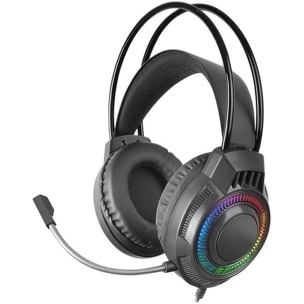 Gaming Headset - Mars Gaming - MH124 - FRGB Regnbågsbelysning - Flexibel Mikrofon - Volymkontroll