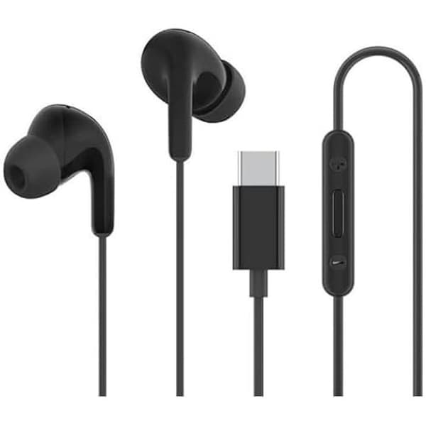 Typ-C hörlurar - XIAOMI - Svart - HD-mikrofon - Bullerdämpning - Ergonomisk komfort