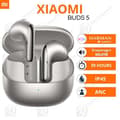 Miniatyrbild 1 av 4: Trådlösa hörlurar - XIAOMI - Buds 5 - Harman AudioEFX - ANC - 39 timmar - IP54