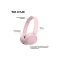 Miniatyrbild 4 av 4: Sony trådlösa Bluetooth-multipoint hörlurar WHCH520 Rosa