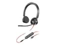 Miniatyrbild 3 av 3: Hörlurar - HP - Blackwire 3325 - USB-C - 3.5mm - Trådbunden - Inbyggd mikrofon