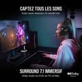 Miniatyrbild 2 av 6: HS80 RGB USB premium gaming headset - Carbon CORSAIR