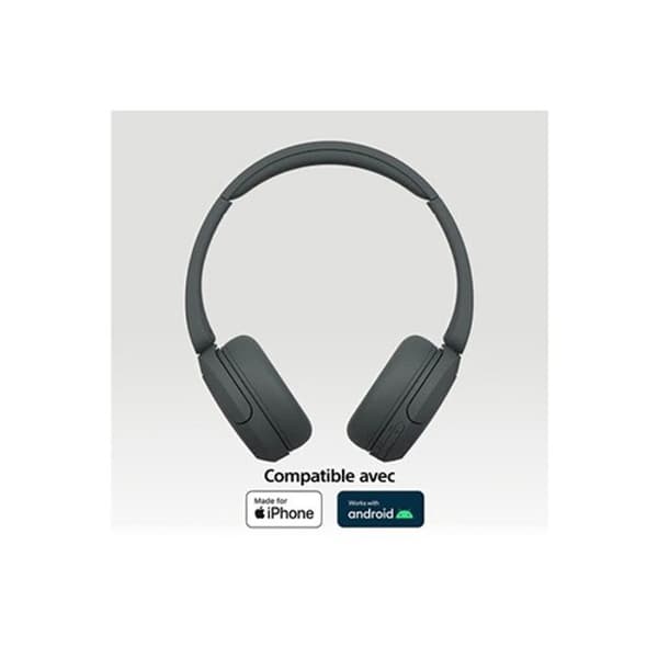 Trådlös Bluetooth-hörlur - SONY - WH-CH520W - Svart