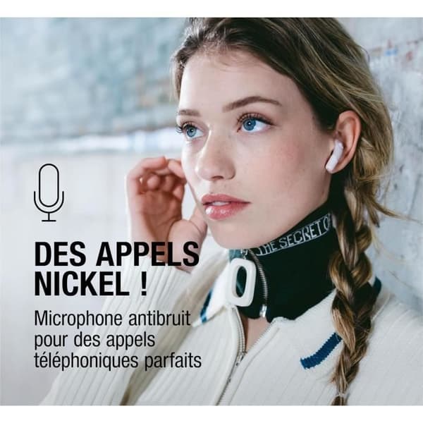 Fresh 'n Rebel Twins Blaze Bluetooth In-ear hörlurar med dubbel ENC mikrofon, trådlösa hörlurar, Bluetooth 5.3, Rés