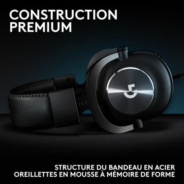 Gaming Headset - LOGITECH G - Pro X SE - DTS X 7.1 - Avtagbar mikrofon - Svart