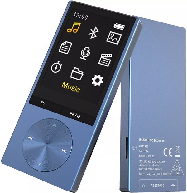 ESSENTIAL Enjoy BT-C 8GB Blue 2024 MP4 Player 8011309