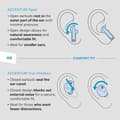 Miniatyrbillede 4 af 9: Sennheiser ACCENTUM Open True Wireless Bluetooth Hovedtelefoner Sort