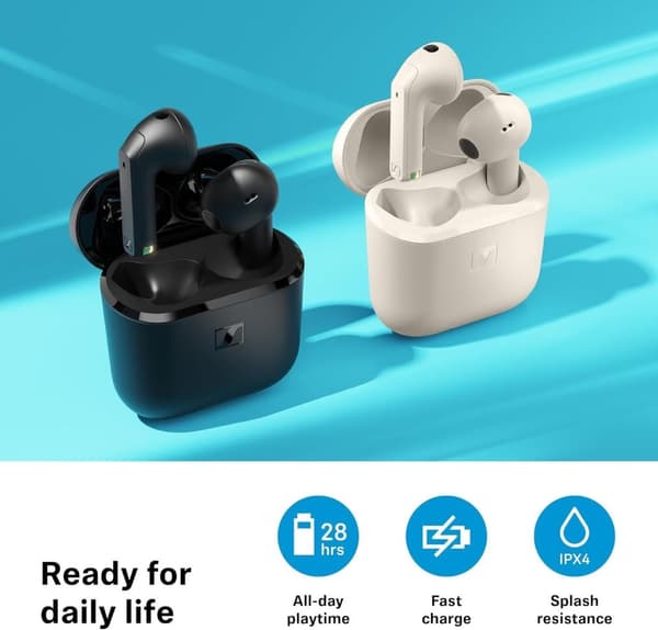 Sennheiser ACCENTUM Open True Wireless Bluetooth Hovedtelefoner Sort