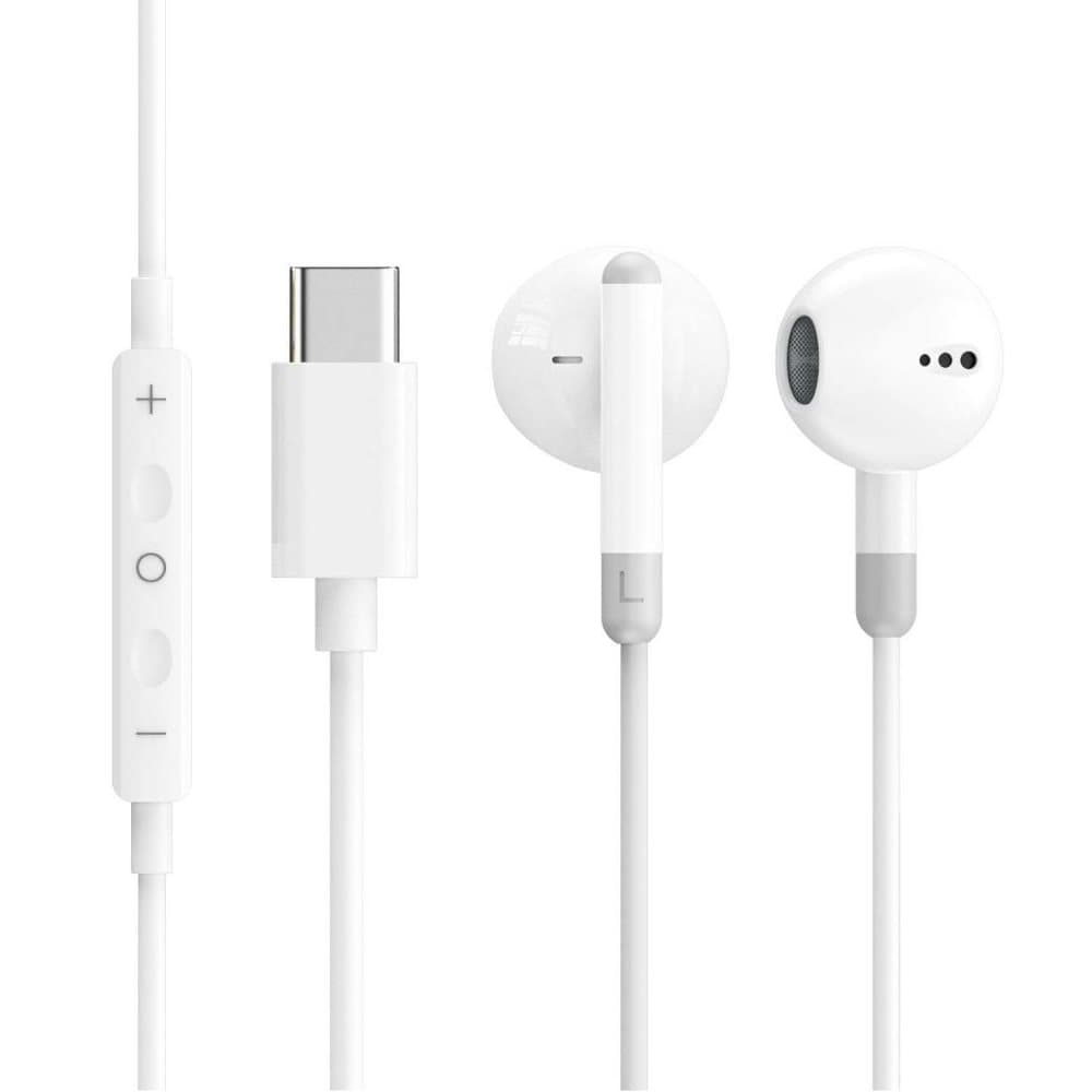 In-Ear Ørepropper med USB-C Kabel DAC Hvit