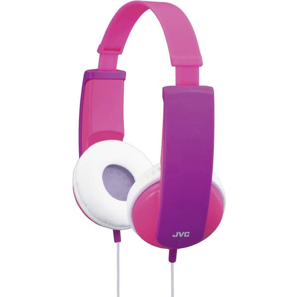 JVC HA-KD5-P-E Barn On Ear hörlurar Sladd Rosa, Lila Volymbegränsning, Lätt bygel