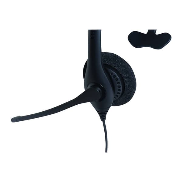 Jabra BIZ 1500 Telefon On-ear headset Sladd Mono Svart Brusreducering för mikrofon, Brusreducering