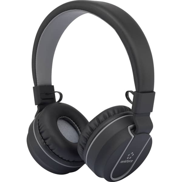 Renkforce RF-BTK-100 On-ear headset Bluetooth Svart, Grå Headset, Hopfällbara