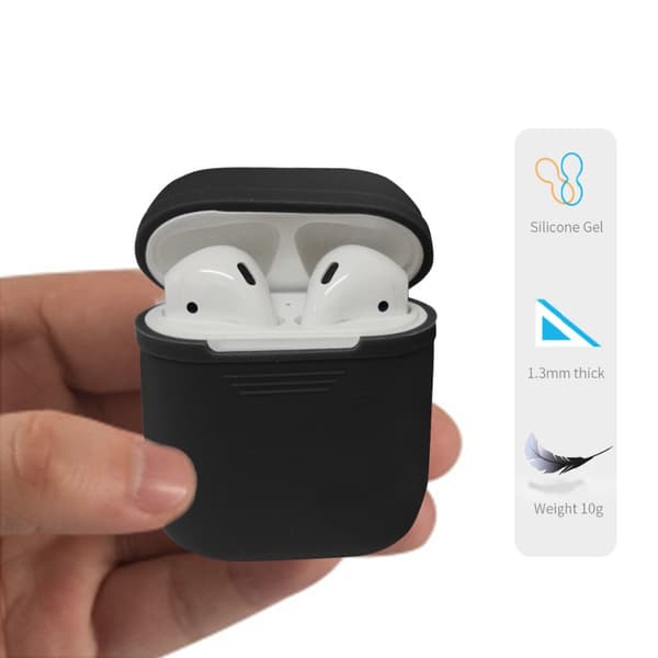 Airpod-kantolaukku on valmistettu silikonista - Punainen