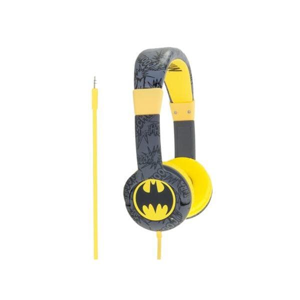 BATMAN Hörlur Junior On-Ear 85dB Svart/Gul