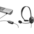 Miniatyrbild 3 av 4: Renkforce Telefon On-ear headset Sladd Mono Svart Volymkontroll, Mikrofonljudavstängning