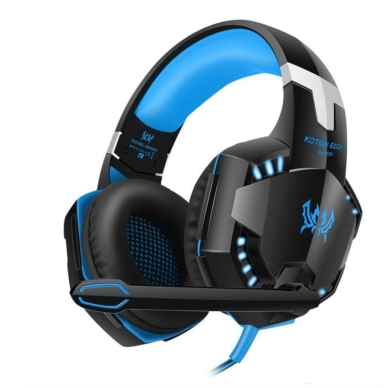 G2000 Pro Gaming Headset - Blå
