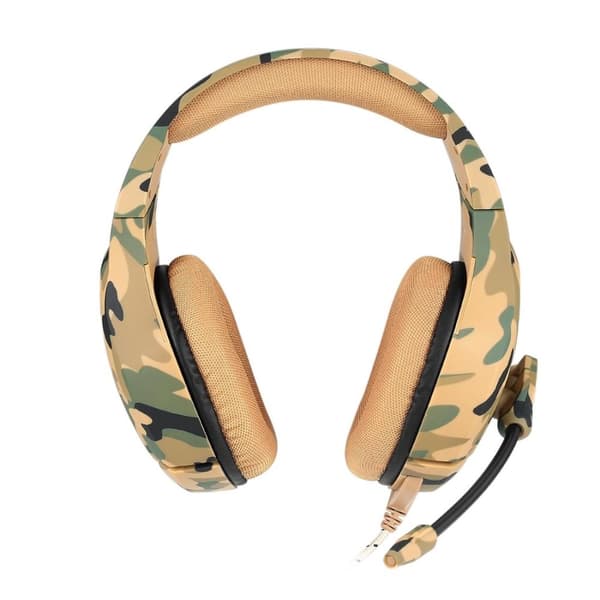 ONIKUMA K1B 3.5mm Stereo gaming headset med Mikrofon camo sand