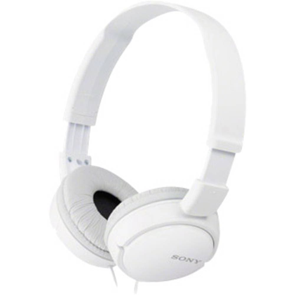 Sony MDR-ZX110 On Ear hörlurar On-ear Vit