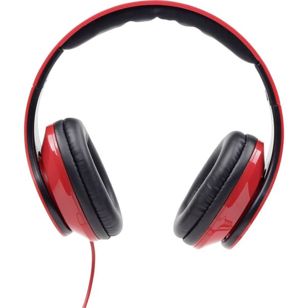 Gembird Detroit On Ear hörlurar Sladd Röd Hopfällbara, Headset