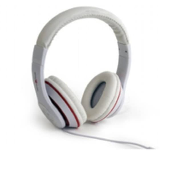 Gembird Los Angeles On Ear hörlurar Sladd Vit Headset