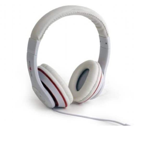 Gembird Los Angeles On Ear hörlurar Sladd Vit Headset