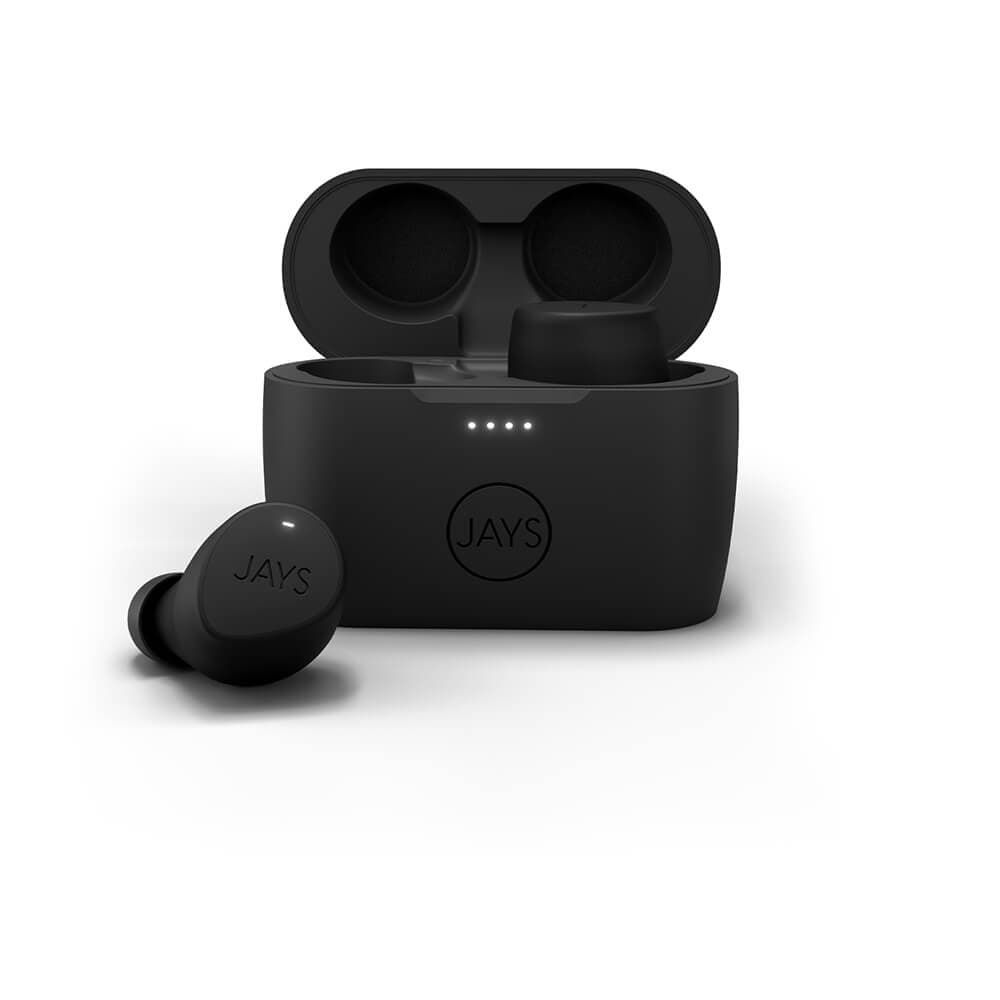 JAYS Hovedtelefon m-Seven TWS True Wireless In-Ear Sort på Sort