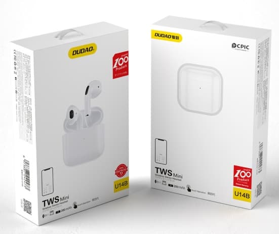 Trådlösa In-Ear Hörlurar Vita Touch Funktion