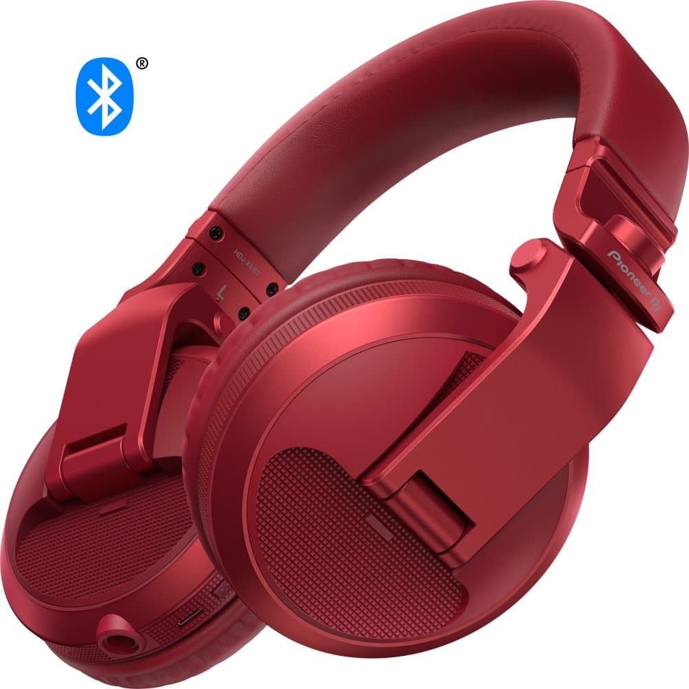 Pioneer HDJ-X5BT-R Bluetooth - Rød