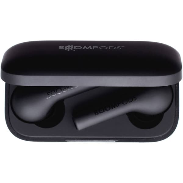 Boompods Bassline In Ear hörlurar Bluetooth Svart Headset, Magnetisk, Tocuh-styrning