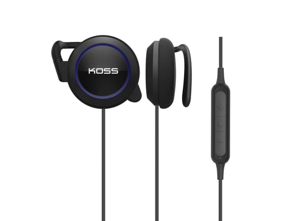 Koss BT221I, Trådlös, 50 - 18000 hz, Idrott, Headset, Svart, Blå
