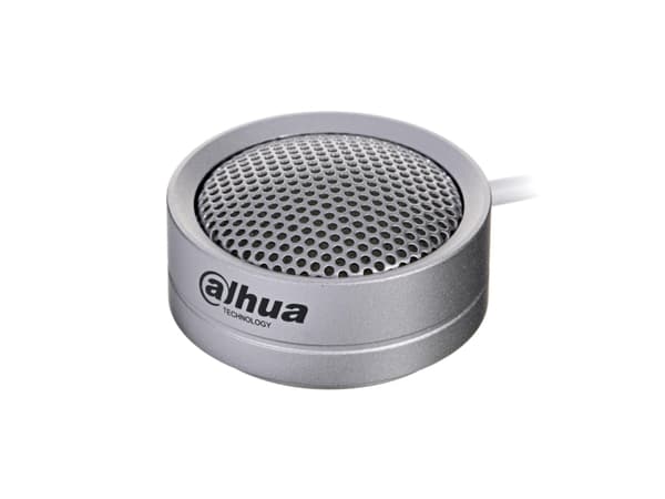 Dahua Technology HAP120, Mikrofon huvud, Sølv, 40 mA, 600 ohm (O), 16 kHz, 600 ohm (O)