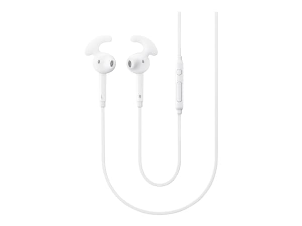 Samsung EO-EG920B - Hörlurar med mikrofon - inuti örat - kabelansluten - 3,5 mm kontakt - vit - för Galaxy Core Prime VE, S6