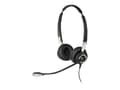 Miniatyrbilde 1 av 5: Jabra Biz 2400 II QD Duo NC Wideband Balanced Hodesett Koblet med ledninger (ikke trådløs) Hodebånd Kontor/kundesenter Bluetooth Sort, Sølv