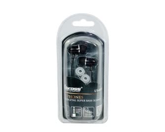 VAKOSS LT-437EX - Hörlurar - inuti örat - kabelansluten - 3,5 mm kontakt