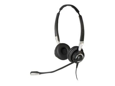 Jabra Biz 2400 II QD Duo NC, Langallinen, Toimisto/puhelukeskus, 77 g, Kuulokkeet, Musta, Hopea