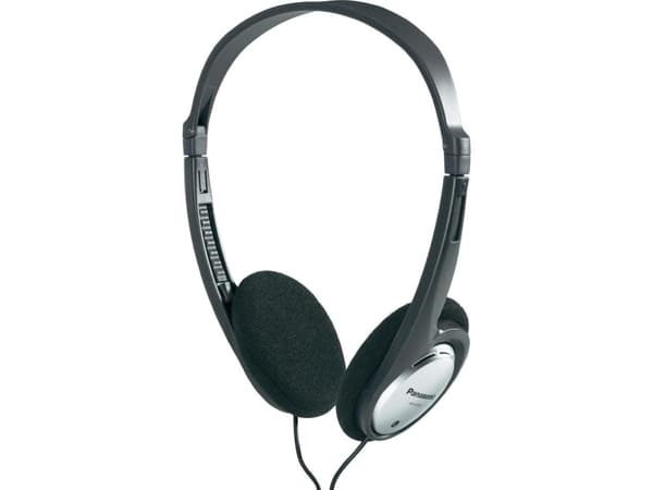 Panasonic RP-HT030E-S - Hodetelefoner - on-ear - kablet - 3,5 mm jakk - sølv
