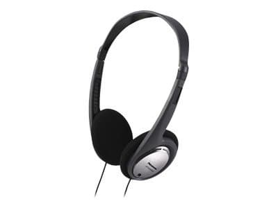Panasonic RP-HT030E-S - Hodetelefoner - on-ear - kablet - 3,5 mm jakk - sølv
