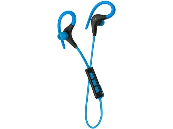 KitSound Race Wireless Sports Earphones, Trådlös, 18 g, Headset, Svart, Blå