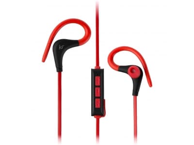 KitSound Race, Trådløs, Idretter, 18 g, Hodesett, Sort, Rød