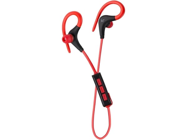 KitSound Race, Trådløs, Idretter, 18 g, Hodesett, Sort, Rød