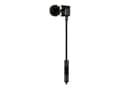 Pikkukuva 2 / 5: Schwaiger KH410S 533 - KH410 Series - øreproptelefoner med mik. - i øret - kabling - 3,5 mm jackstik - sort