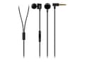 Pikkukuva 1 / 5: Schwaiger KH410S 533 - KH410 Series - øreproptelefoner med mik. - i øret - kabling - 3,5 mm jackstik - sort