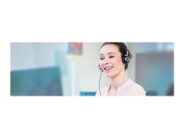 Jabra BIZ 2400 II QD Mono NC 3 in1 - Headset - på örat - konvertibel - kabelansluten
