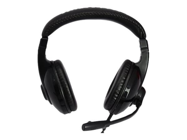 Zalman ZM-HPS200 hörlur och headset Hörlurar Kabel Huvudband Spela Svart