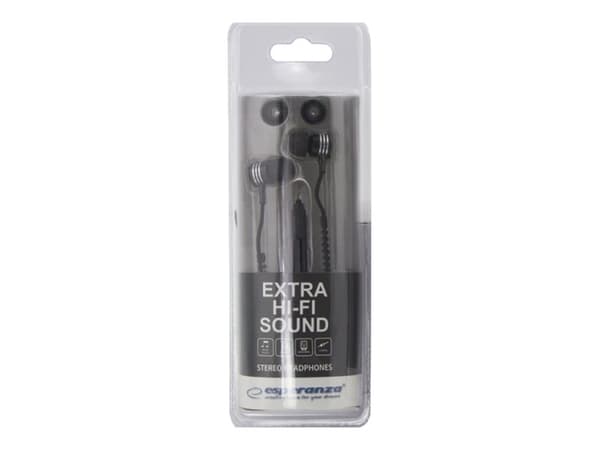 Esperanza EH161W, Kuulokkeet, In-ear, Calls/Music, Valkoinen, Kaksikanavainen, 1,2 m
