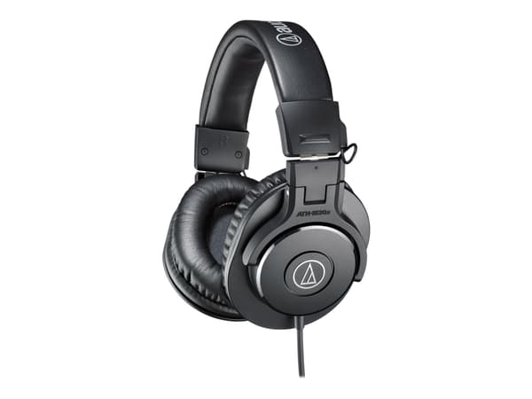 Audio-Technica ATH M30X - M Series - hodetelefoner - full størrelse - kablet - 3,5 mm jakk