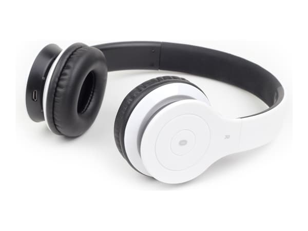 Gembird BHP-BER-W, Langaton, Puhelut/Musiikki, 20 - 20000 Hz, 130 g, Kuulokkeet, Valkoinen