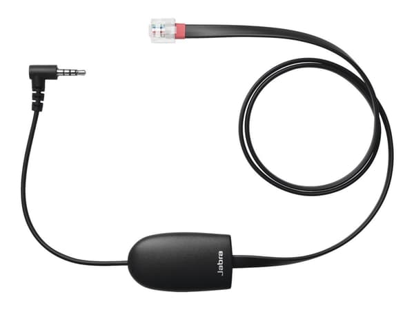 Jabra EHS Adapter - Headset-adapter - 88 cm - för PRO 920, 925, 930, 935, 9450, 9460, 9465, 9470; Panasonic KX-DT543, DT546, NT553, NT556